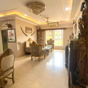 Living Room in 2.5 BHK Apartment at Kanakia Spaces Paris, Ambedkar Nagar – for Sale