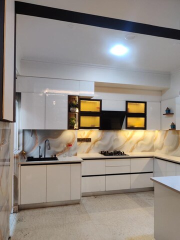 Kitchen in 3 BHK Apartment at Parsvnath Green Ville, Sector 48 – for Rent