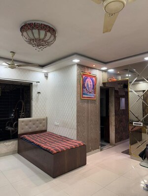 Living Room in 2 BHK Apartment at Sagar Residency Thane, Kasarvadavali – for Sale