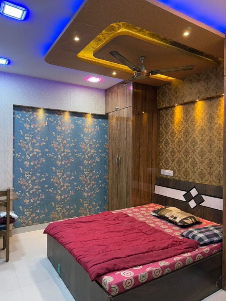 Bedroom, sagar-residency-thane 2 Bedroom 568 Sq.Ft. Apartment In Kasarvadavali Thane 9176298