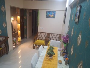Living Room in 2.5 BHK Apartment at Rosa Oasis, Ghodbunder Road – for Sale