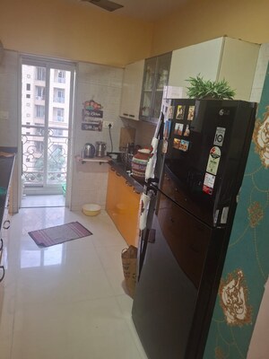 Living Room in 2.5 BHK Apartment at Rosa Oasis, Ghodbunder Road – for Sale