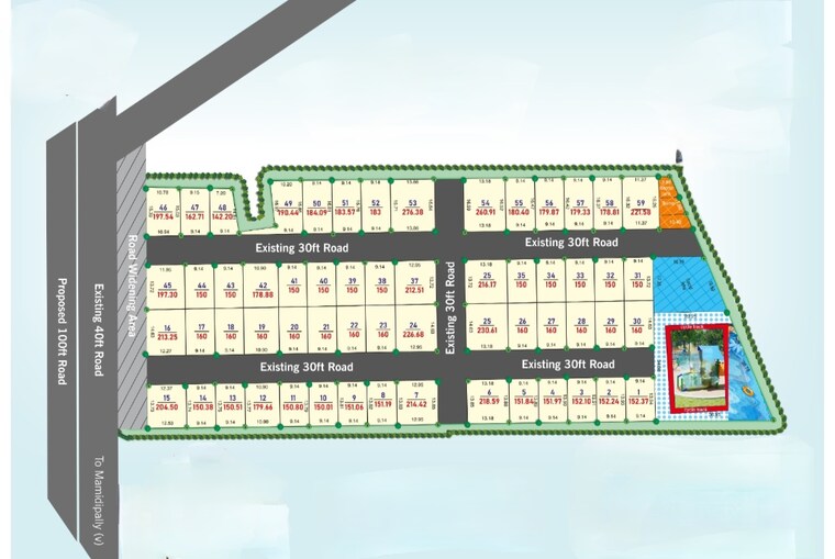 Master Plan, kandi 4 Bedroom 2400 Sq.Ft. Villa In Kandi Hyderabad 9176395