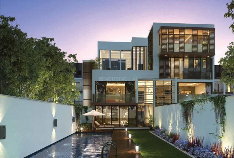 Exterior View, tata-primanti-villas 4 Bedroom 7000 Sq.Ft. Villa In Sector 72 Gurgaon 9176394