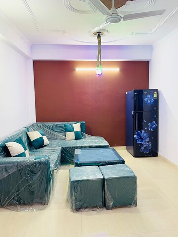 Living Room in 1 BHK Apartment at Saket – for Rent