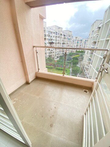 Balcony in 2 BHK Apartment at Urban Skyline Phase 1, Ravet – for Rent