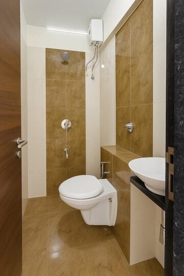 Bathroom in 1 BHK Apartment at Sethia Imperial Avenue, Malad East – for Rent