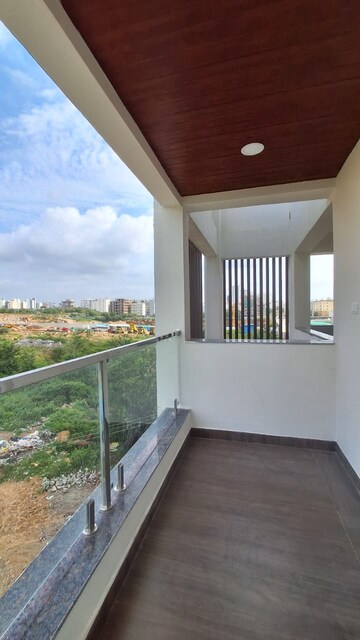 Balcony in 3 BHK Apartment at Sri Rama Palace, Kondapur – for Rent