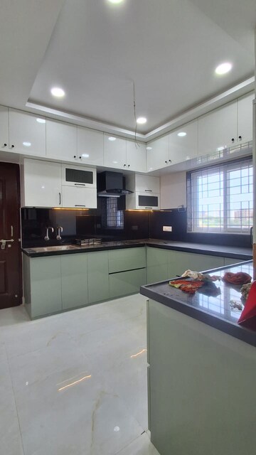 Kitchen in 3 BHK Apartment at Sri Rama Palace, Kondapur – for Rent