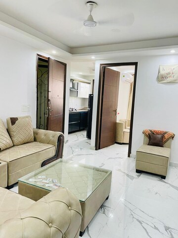 Living Room in 2 BHK Apartment at Saket – for Rent