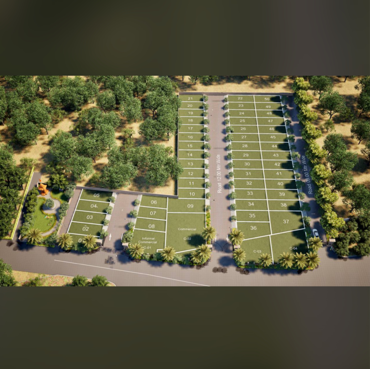 Exterior View, shree-krishna-vihar  85 Sq.Yd. Plot In Hasampura Jaipur 9176971