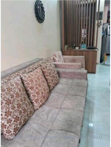 Living Room in 2 BHK Apartment at Ashar Sapphire, Kapur Bawdi – for Rent