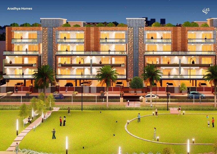 Exterior View, aradhya-homes 4 Bedroom 451 Sq.Yd. Builder Floor In Sector 67a Gurgaon 9176650