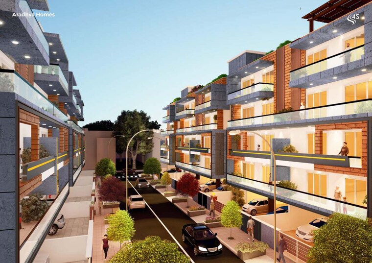 Exterior View, aradhya-homes 4 Bedroom 451 Sq.Yd. Builder Floor In Sector 67a Gurgaon 9176650