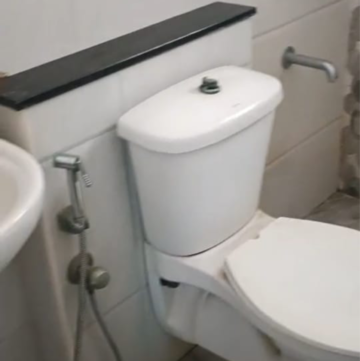 Bathroom in 3 BHK Apartment at Jains PCH, Begumpet – for Rent