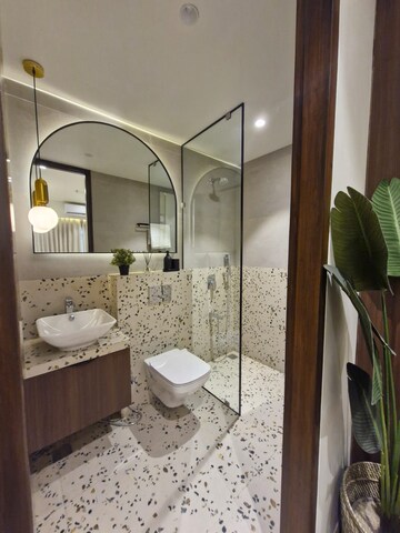 Bathroom in 2 BHK Apartment at Naman Habitat, Andheri West – for Sale