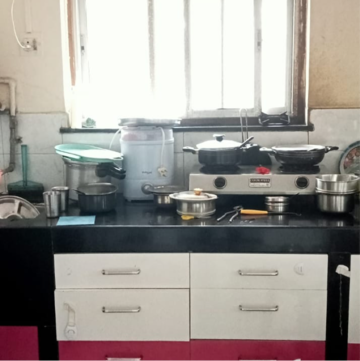 Kitchen in 2 BHK Apartment at Sion – for Rent