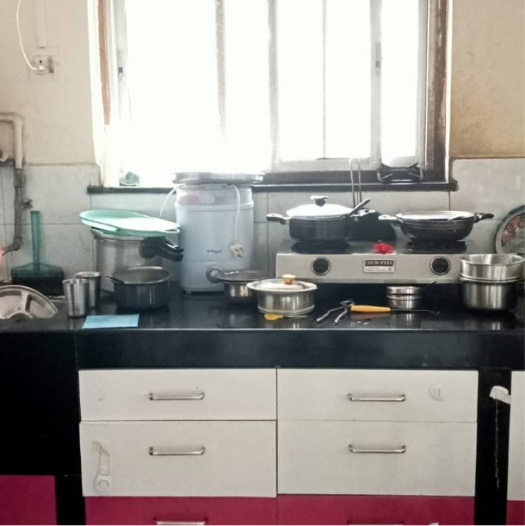 Kitchen, sion 2 Bedroom 570 Sq.Ft. Apartment In Sion Mumbai 9176765