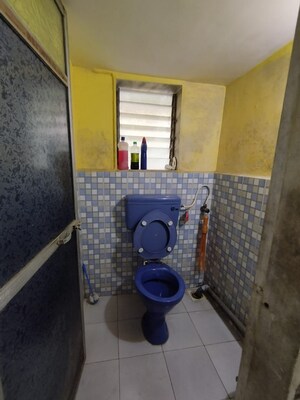 Bathroom in 1 BHK Apartment at Omkar Apartment Kharegaon, Kalwa – for Sale