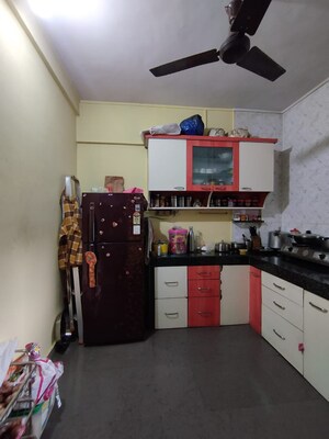 Kitchen in 1 BHK Apartment at Omkar Apartment Kharegaon, Kalwa – for Sale