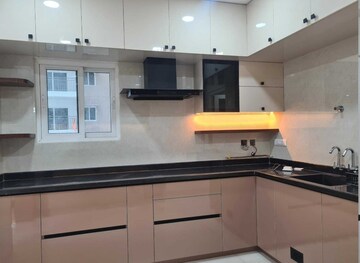 Kitchen in 3 BHK Apartment at Rajapushpa Provincia, Narsingi – for Rent