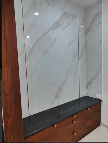 Bathroom in 3 BHK Apartment at Rajapushpa Provincia, Narsingi – for Rent