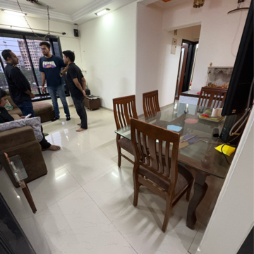Team Area in 3 BHK Apartment at Harsh CHS Tilak Nagar, Tilak Nagar – for Rent