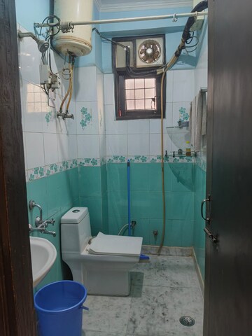 Bathroom in 2 BHK Builder Floor at Saket – for Rent
