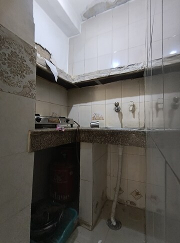 Kitchen in 1 RK Builder Floor at Sarita Vihar – for Rent