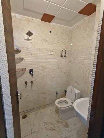 Bathroom in 2 BHK Builder Floor at Dwarka Mor – for Rent
