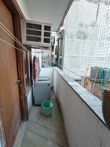 Balcony in 2 BHK Builder Floor at Dwarka Mor – for Rent