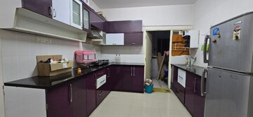 Kitchen in 3 BHK Apartment at DSR Rainbow Heights, Hsr Layout – for Rent