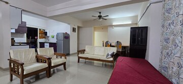 Living Room in 3 BHK Apartment at DSR Rainbow Heights, Hsr Layout – for Rent