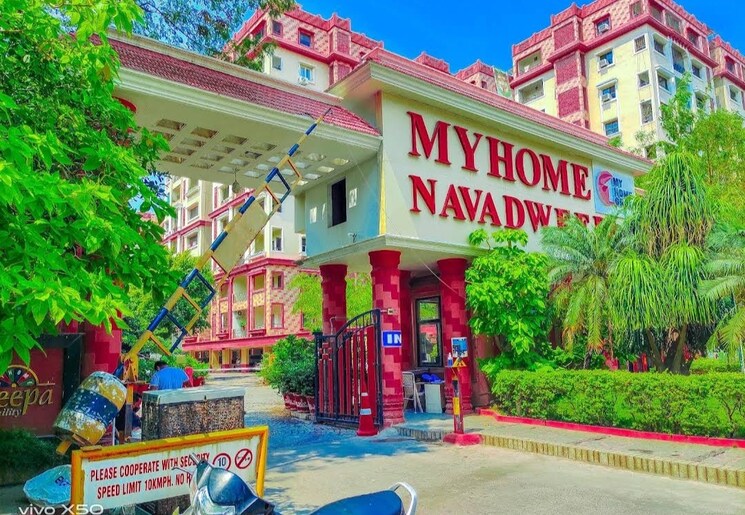 Exterior View, my-home-navadweepa 3 Bedroom 1750 Sq.Ft. Apartment In Madhapur Hyderabad 9177532