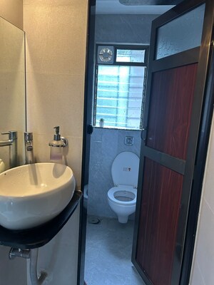 Bathroom in 2 BHK Apartment at Shree Suryodaya CHS, Dahisar East – for Sale