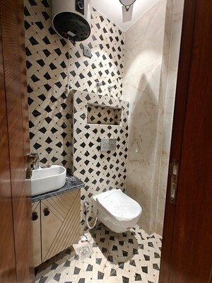 Bathroom in 2 BHK Builder Floor at Chattarpur – for Sale