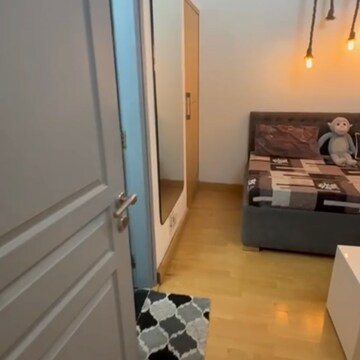 Bedroom in 3 BHK Apartment at Unitech Uniworld Gardens, Islampur – for Rent