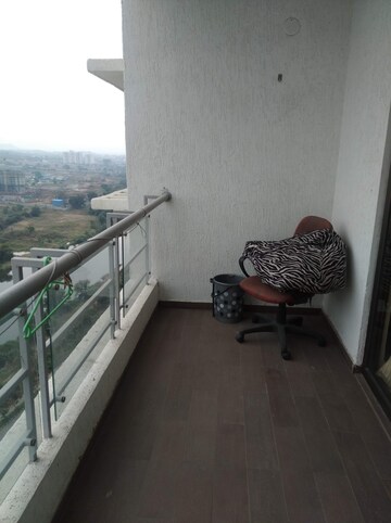 Balcony in 2 BHK Apartment at Paranjape Blue Ridge, Hinjewadi – for Rent