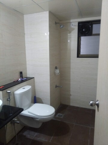 Bathroom in 2 BHK Apartment at Paranjape Blue Ridge, Hinjewadi – for Rent