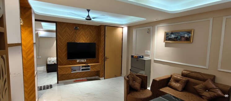 Living Room, chattarpur 2 Bedroom 750 Sq.Ft. Builder Floor In Chattarpur Delhi 9177760
