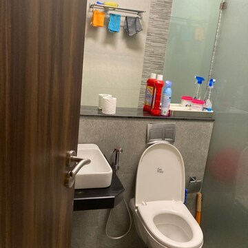 Bathroom in 2 BHK Apartment at Adani Group Western Heights, Bhudargarh Colony – for Rent