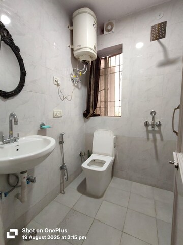 Bathroom in 2 BHK Builder Floor at Saket – for Rent