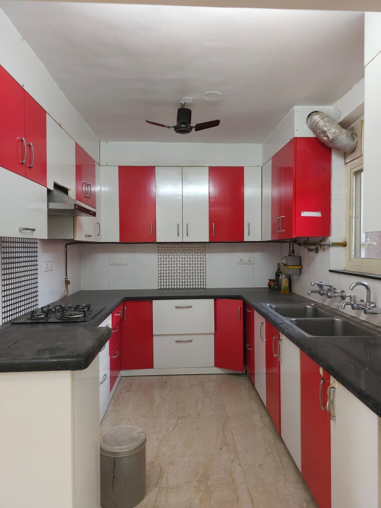 Kitchen, sector 22 dwarka 3 Bedroom 1650 Sq.Ft. Apartment In Sector 22 Dwarka Delhi 9178005