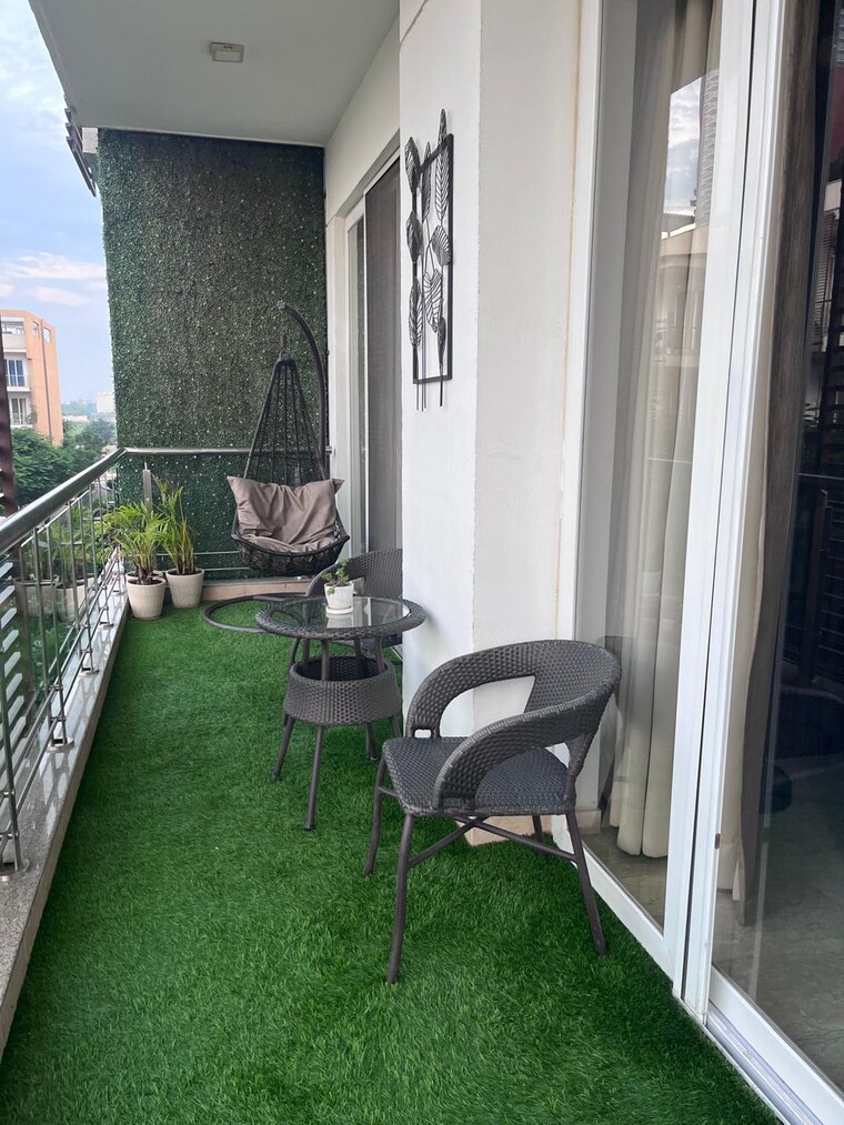 Balcony, adani-samsara 3 Bedroom 1715 Sq.Ft. Builder Floor In Sector 60 Gurgaon 9177924