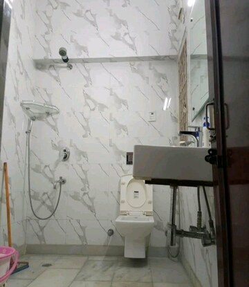 Bathroom in 2 BHK Builder Floor at East Of Kailash – for Rent