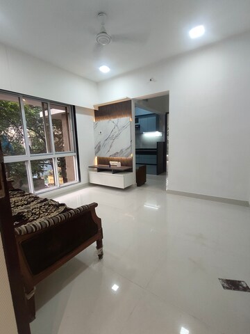 Living Room in 1 BHK Apartment at Rishabraj Pride, Dahisar West – for Rent