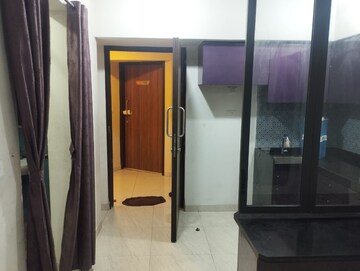 Building Lobby in 1 BHK Apartment at Lodha Crown Quality Homes, Majiwada – for Rent