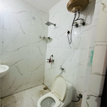 Bathroom in 3 BHK Builder Floor at Saket – for Rent