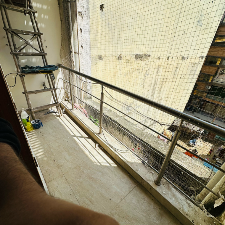 Balcony, saket 3 Bedroom 1100 Sq.Ft. Builder Floor In Saket Delhi 9178069