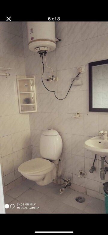 Bathroom in 1 BHK Builder Floor at Green Park – for Rent
